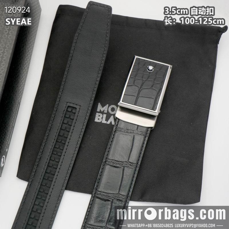 Replica Montblanc belt 自动扣 35mmX100-125cm 8L072011