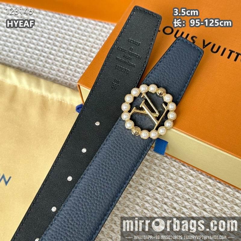 Replica LV belt 35mmX95-125cm 8L16