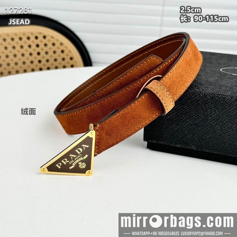 Replica Prada belt 25mmX90-115cm 8L02