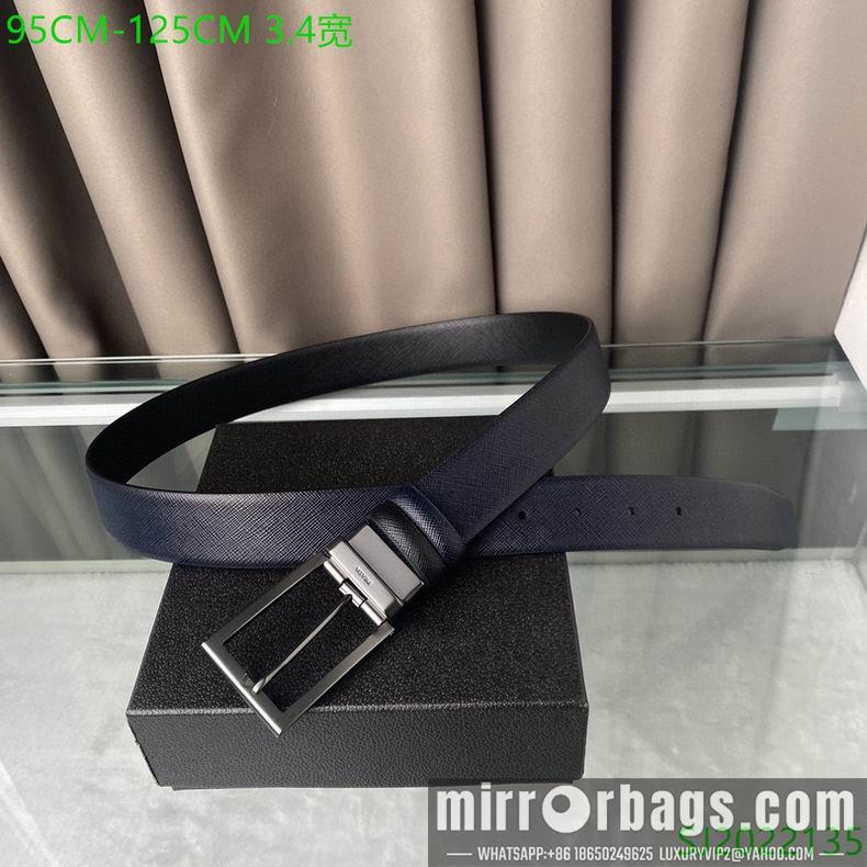 Replica Prada Belt 34mmX95-125cm 7D01