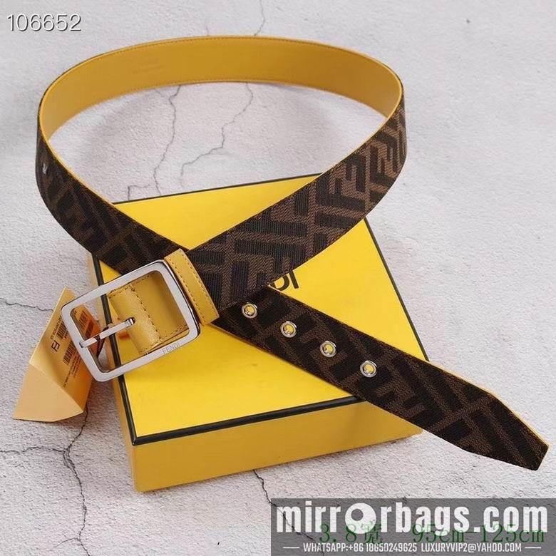 Replica Fendi Belt 38mmX95-125cm 7D100