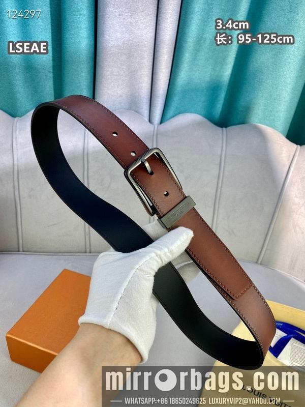 Replica LV belt 34mmX95-125cm 8L26