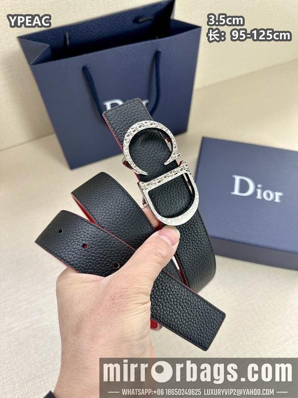Replica Dior belt 35mmX95-125cm 8L37