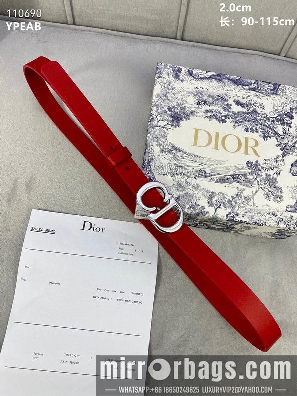 Replica Dior Belt 20mmX90-115cm 8L04