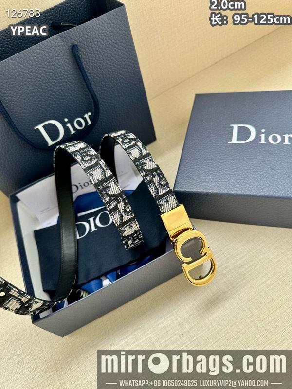 Replica Dior belt 20mmX95-125cm 8L22