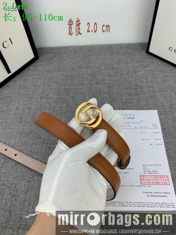 Replica Gucci belt 20mm 95-110cm 8L01