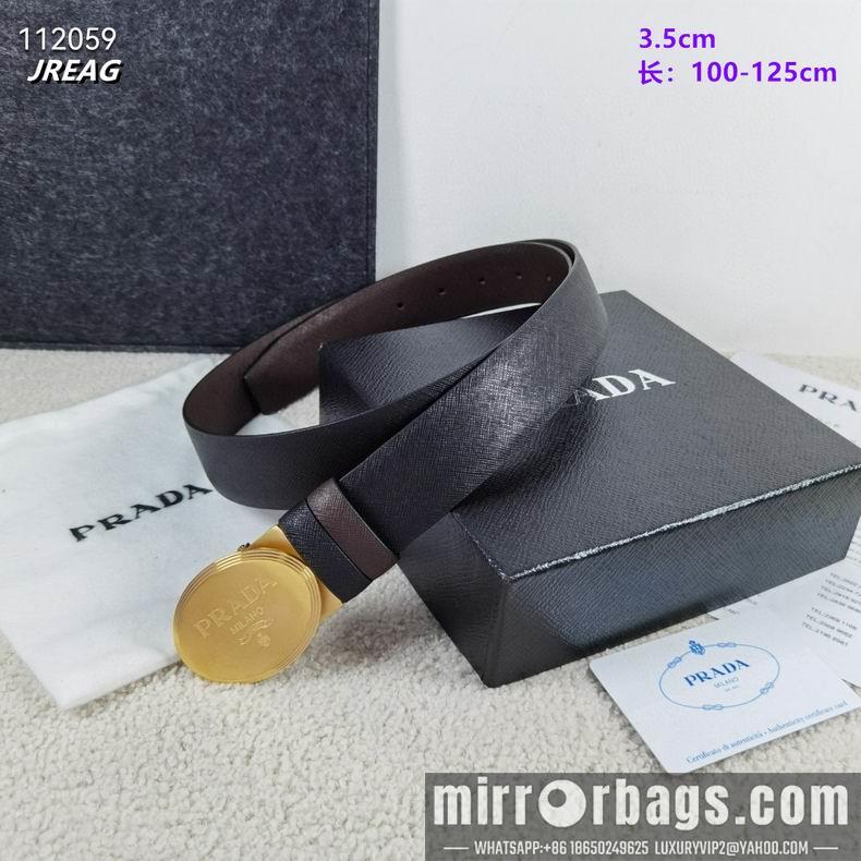 Replica Prada belt 35mmX100-125cm 8L08
