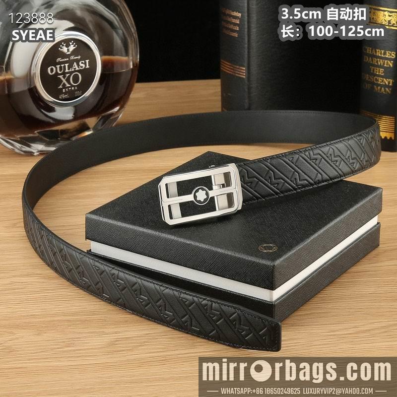 Replica Montlanc belt 35mmX100-125cm 8L42