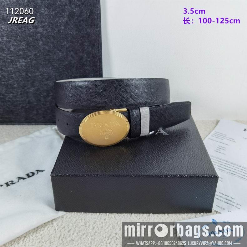 Replica Prada belt 35mmX100-125cm 8L08