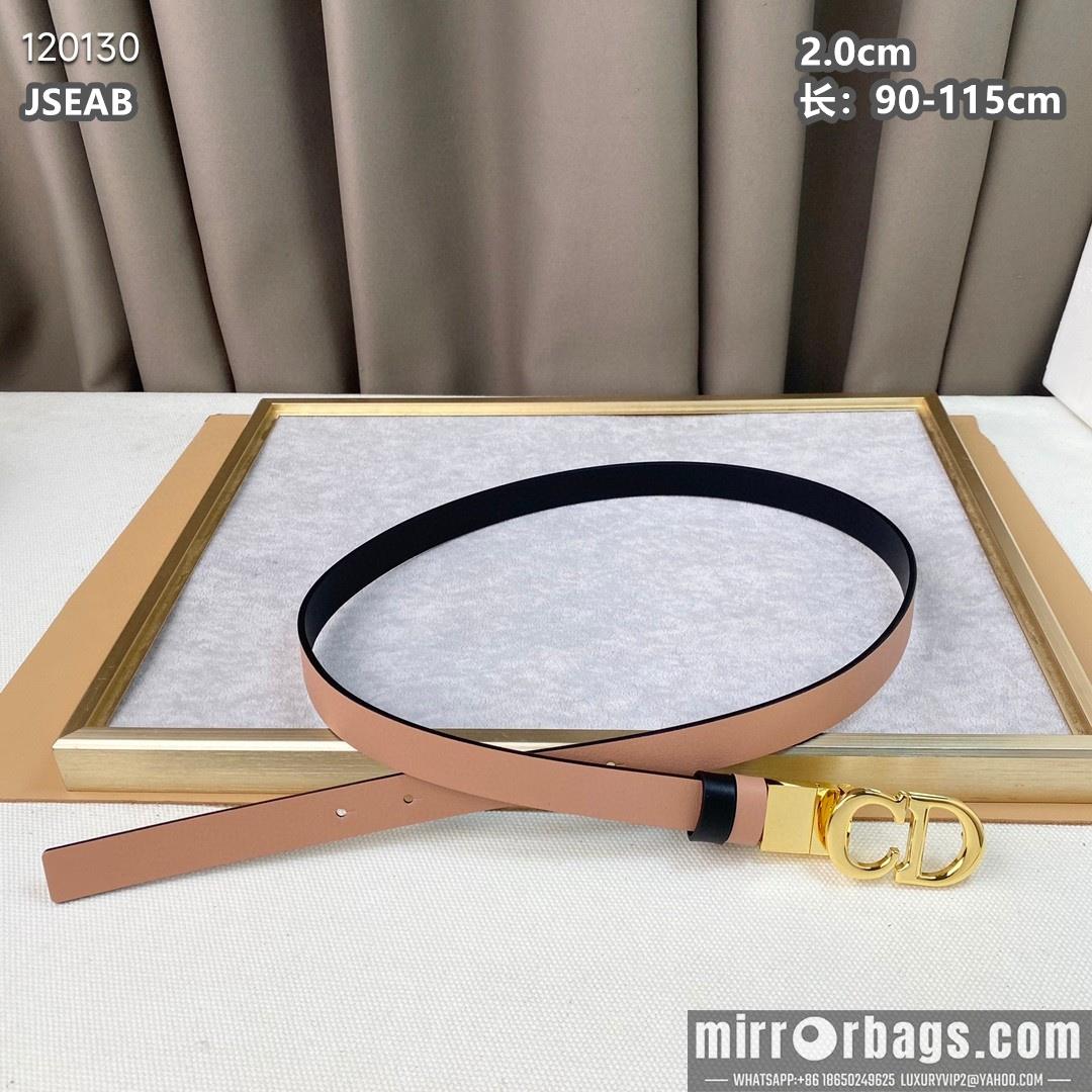 Replica Dior belt 20mmX90-115cm 8L072001