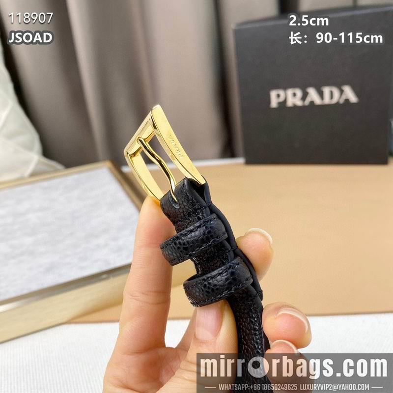 Replica Prada belt 25mmX90-115cm 8L040802