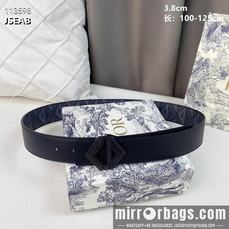 Replica Dior belt 38mmX100-125cm 8L02