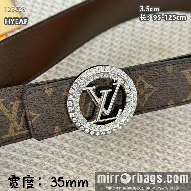 Replica LV belt 35mmX95-125cm 8L02