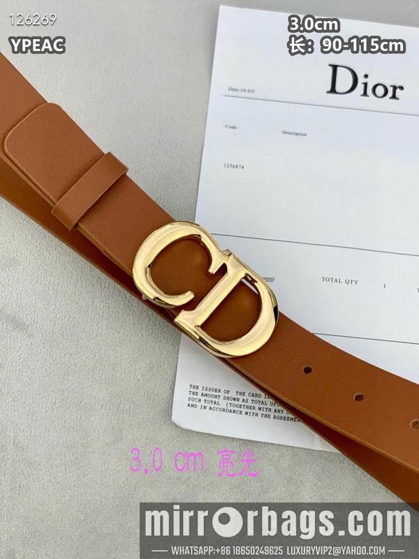 Replica Dior belt 30mmX90-115cm 8L111004