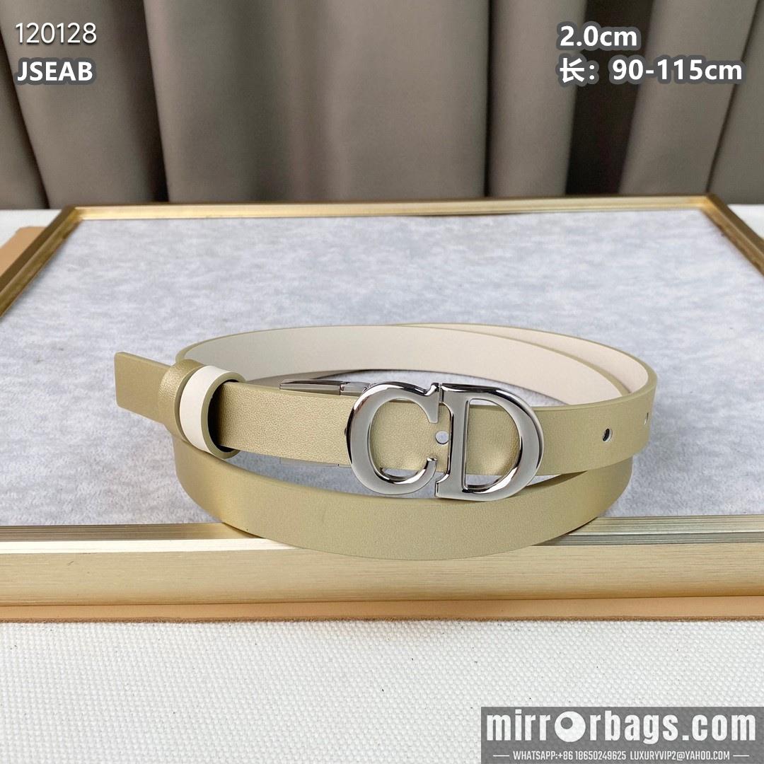 Replica Dior belt 20mmX90-115cm 8L072001