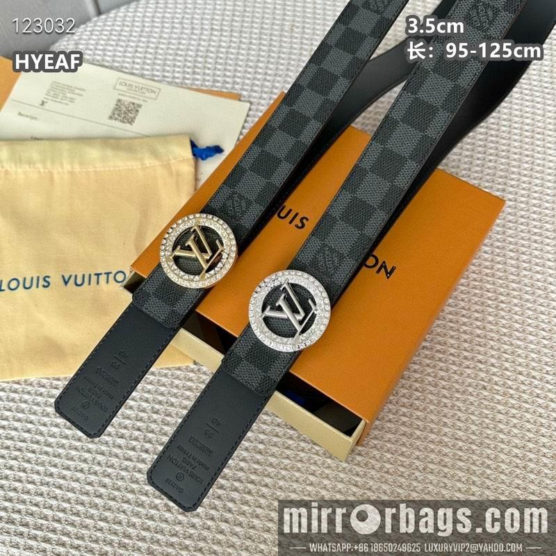 Replica LV belt 35mmX95-125cm 8L18