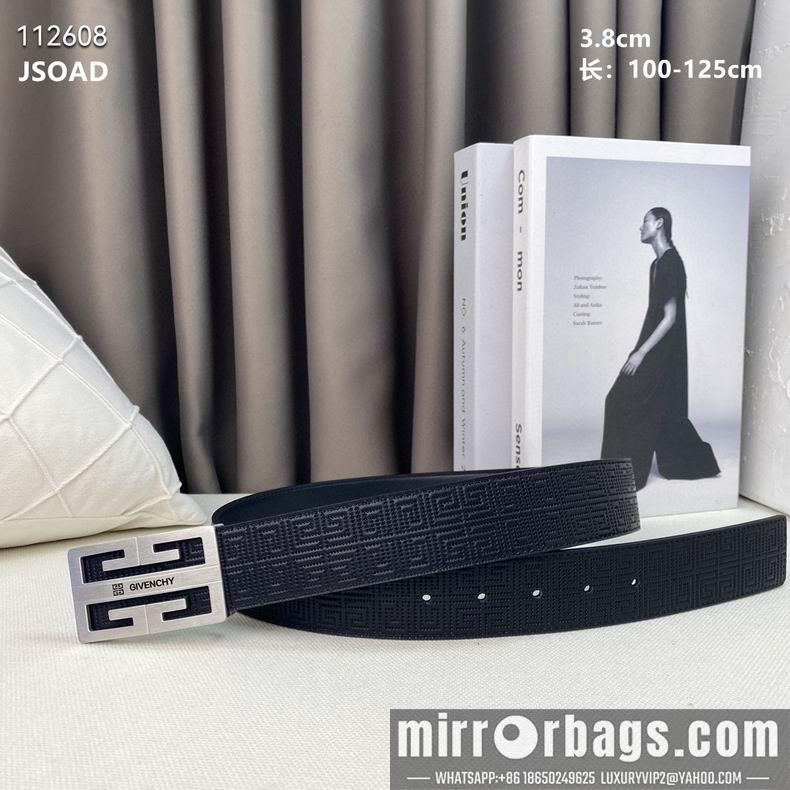 Replica Givenchy belt 38mmX100-125cm 8L01