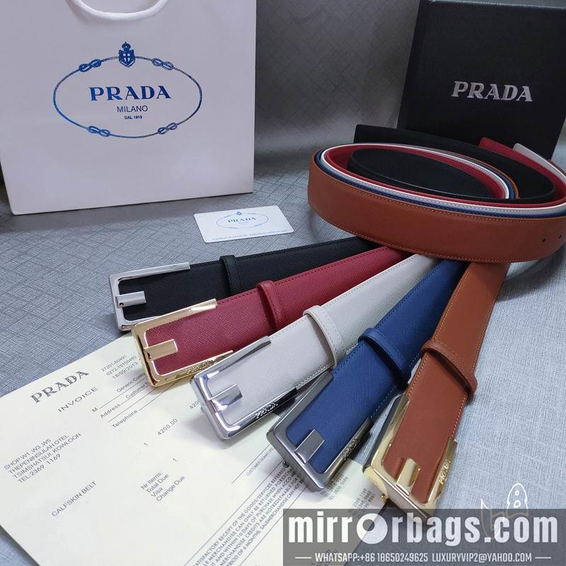 Replica Prada Belt 38mmX80-125cm lb071801
