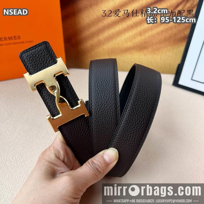 Replica Hermes belt 32mmX95-125cm 8L34