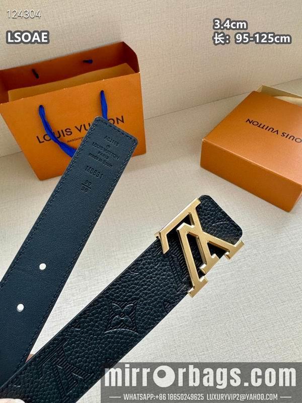 Replica LV belt 34mmX95-125cm 8L22