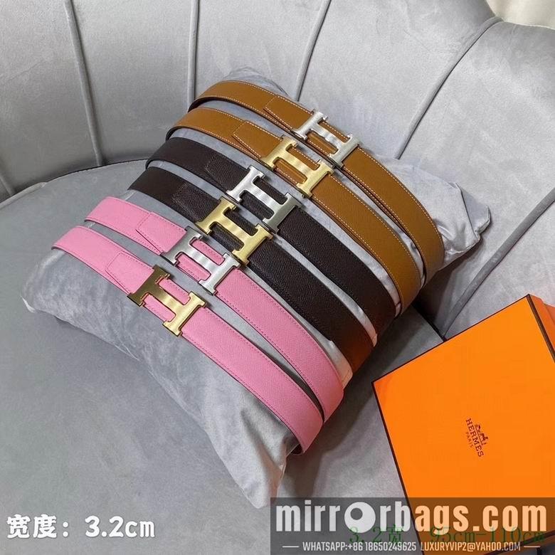 Replica Hermes Belt 32mmX95-110cm 7D18