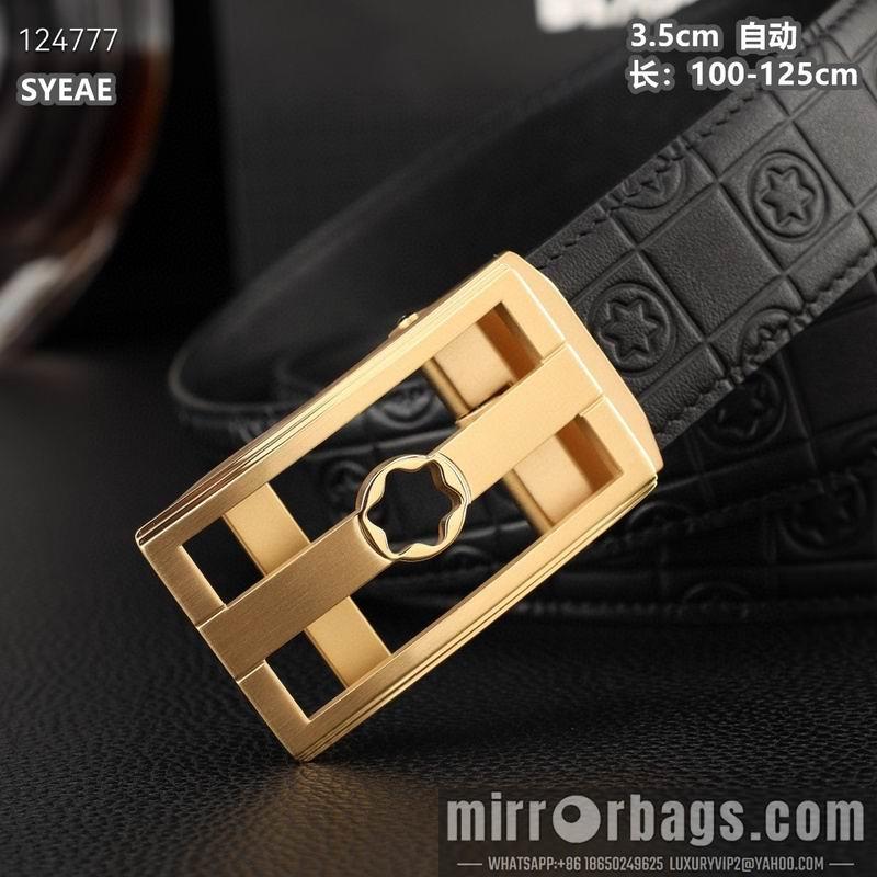 Replica Montlanc belt 35mmX100-125cm 8L37