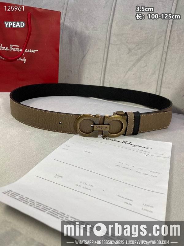 Replica Ferragamo belt 35mmX100-125cm 8L22