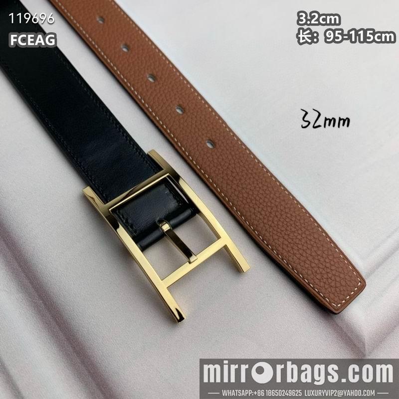 Replica Hermes belt 32mmX95-115cm 8L040802