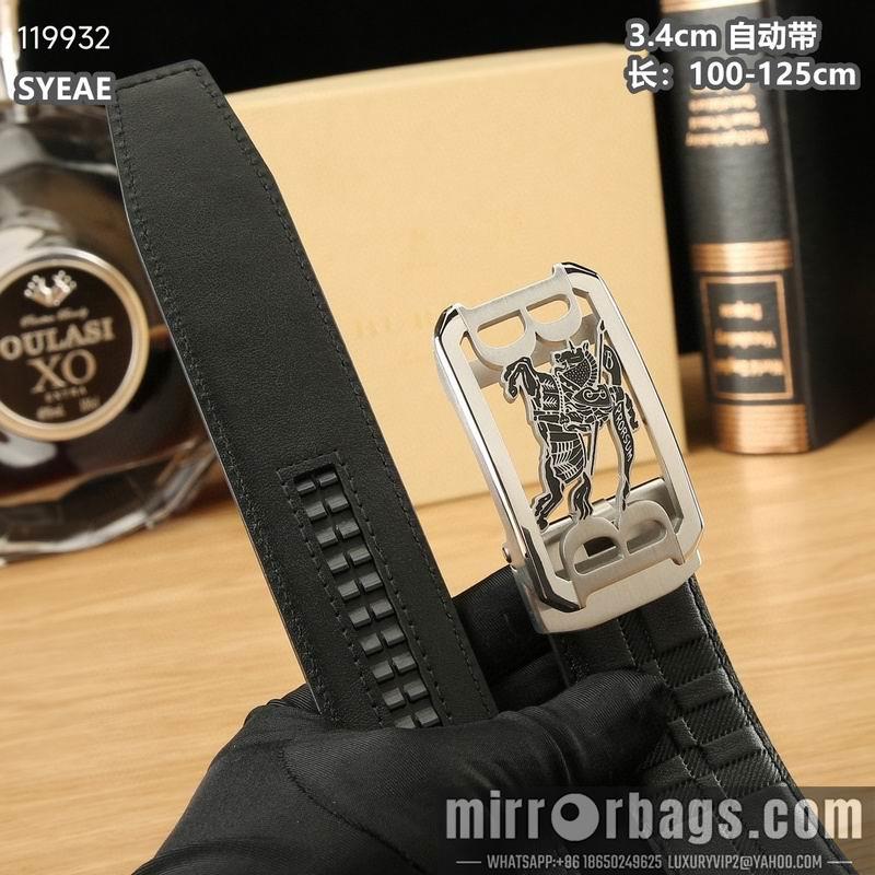 Replica Burberry belt 34mmX100-125cm 8L06