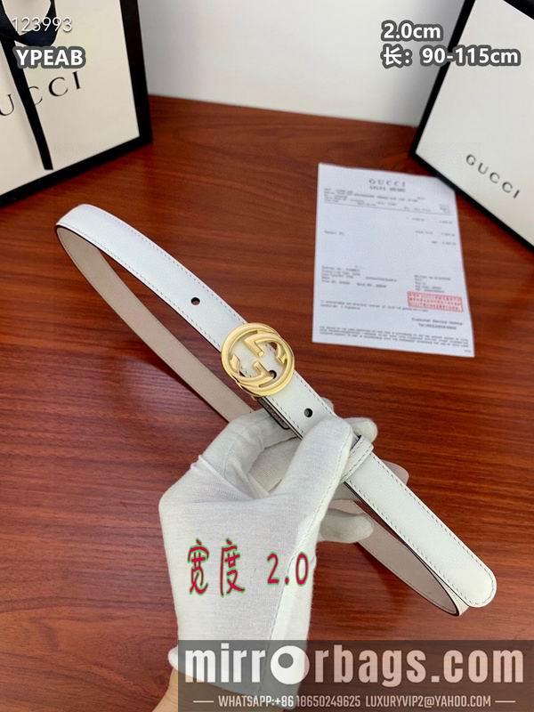 Replica Gucci belt 20mmX90-115cm 8L24