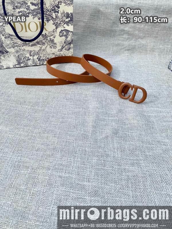 Replica Dior belt 20mmX90-115cm 8L23