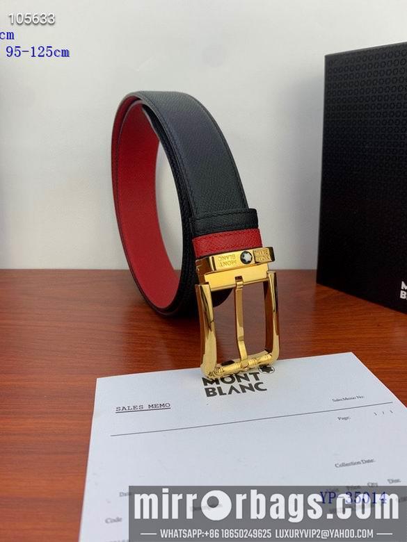 Replica Montblanc Belt 35mmX95-125cm LH01