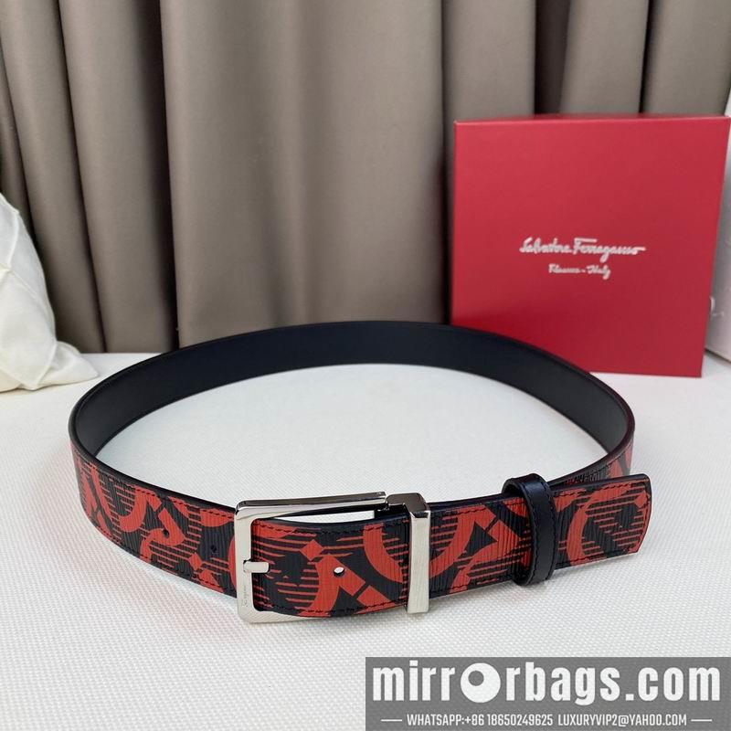 Replica Ferragamo belt 35mmX95-125cm 7D22