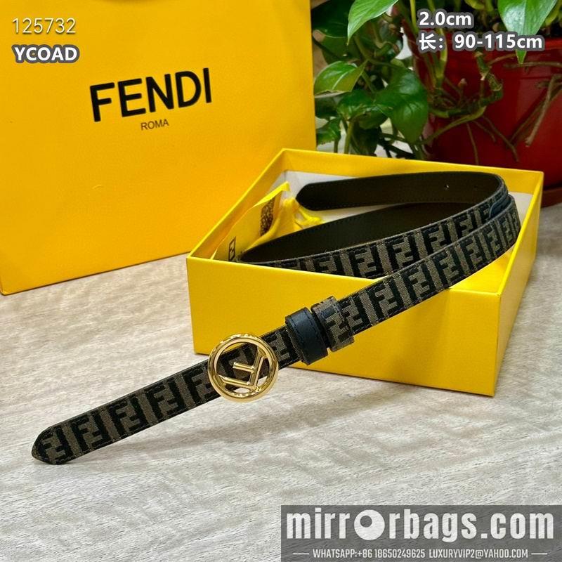 Replica Fendi belt 20mmX90-115cm 8L18