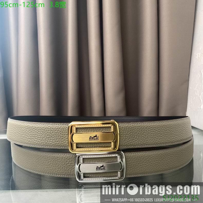Replica Hermes Belt 38mmX95-125cm 7D109