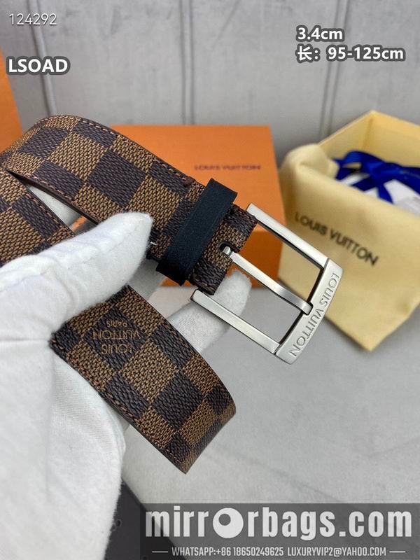 Replica LV belt 34mmX95-125cm 8L24