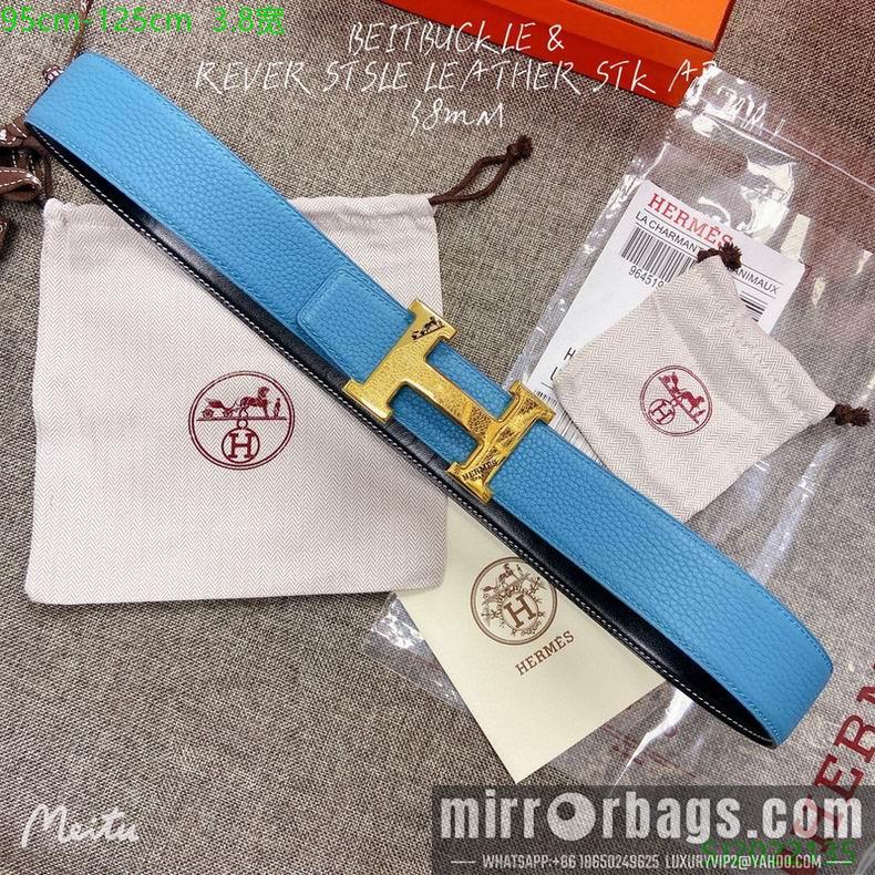 Replica Hermes Belt 38mmX95-125cm 7D119