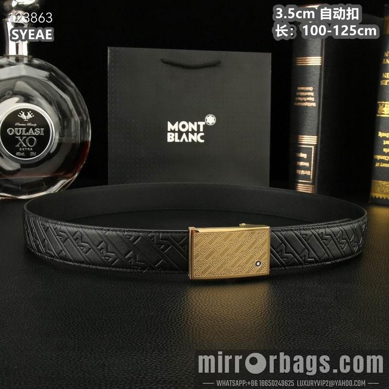 Replica Montlanc belt 35mmX100-125cm 8L47