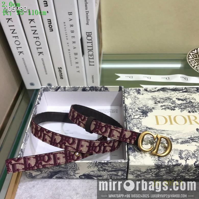 Replica Dior Belt 20mmX95-110cm 7d12
