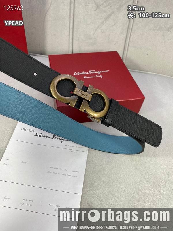 Replica Ferragamo belt 35mmX100-125cm 8L22