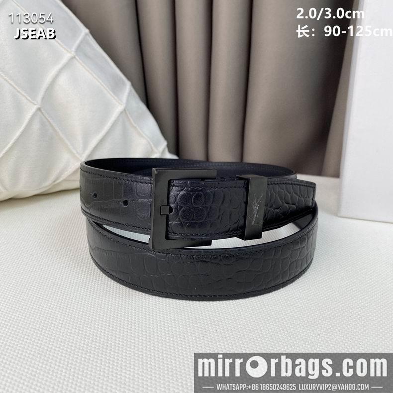 Replica YSL belt 20 30mmX90-125cm 8L02