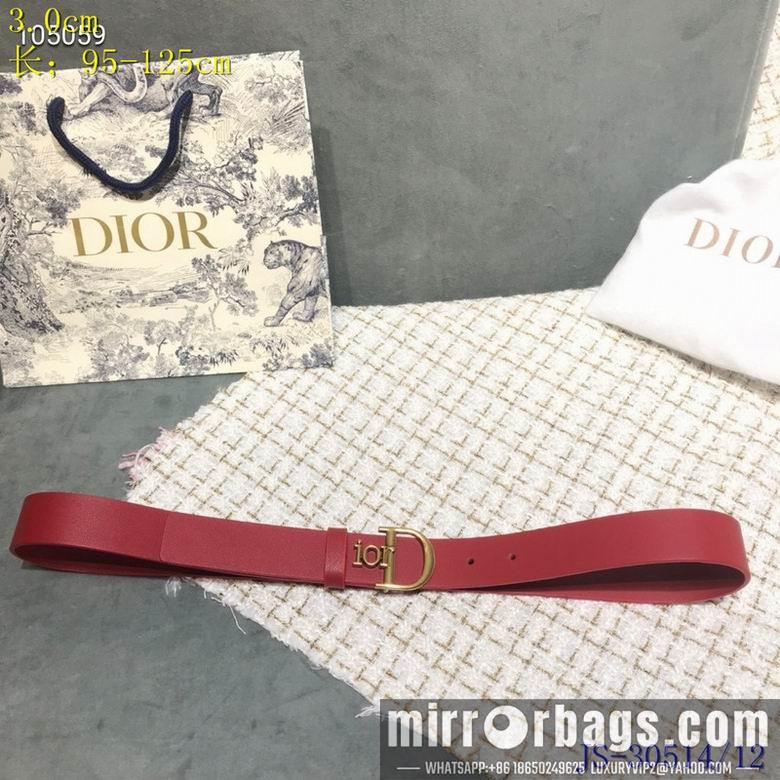 Replica Dior Belt 30mm 95-125cm 8L06