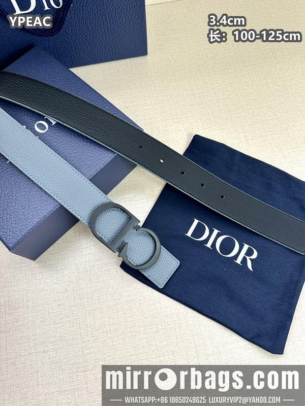 Replica Dior belt 34mmX100-125cm 8L07