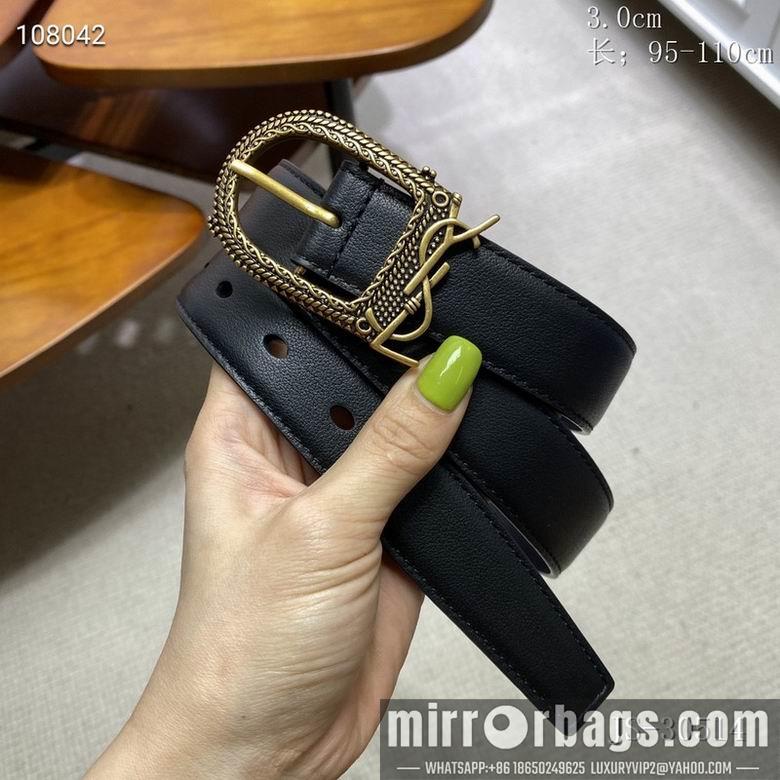 Replica YSL Belt 30mmX95-110cm 8L07