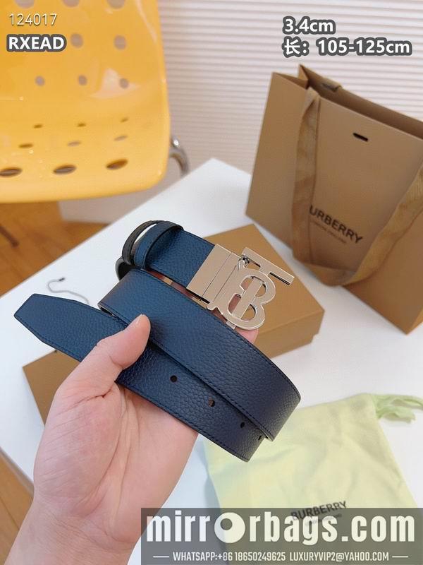 Replica Burberry belt 34mmX105-125cm 8L07