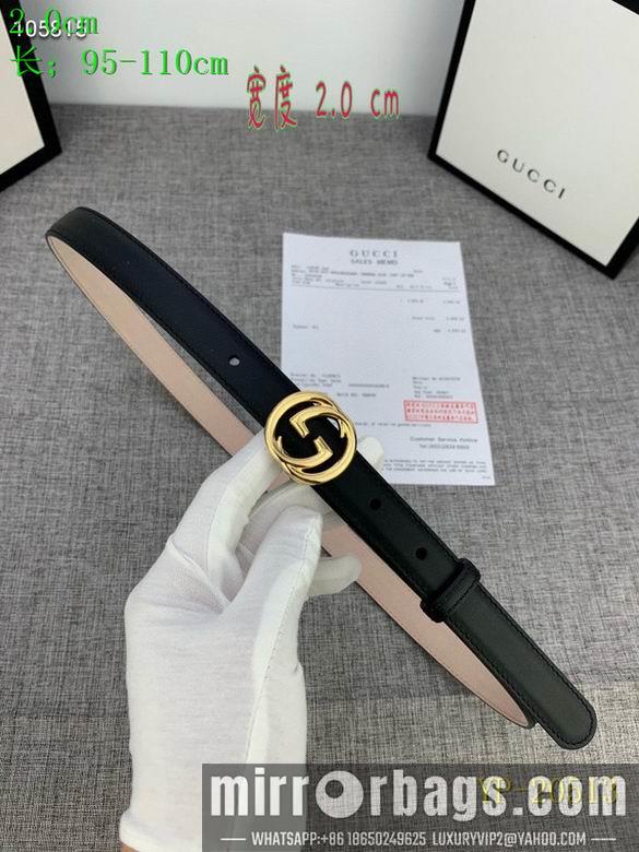 Replica Gucci belt 20mm 95-110cm 8L01