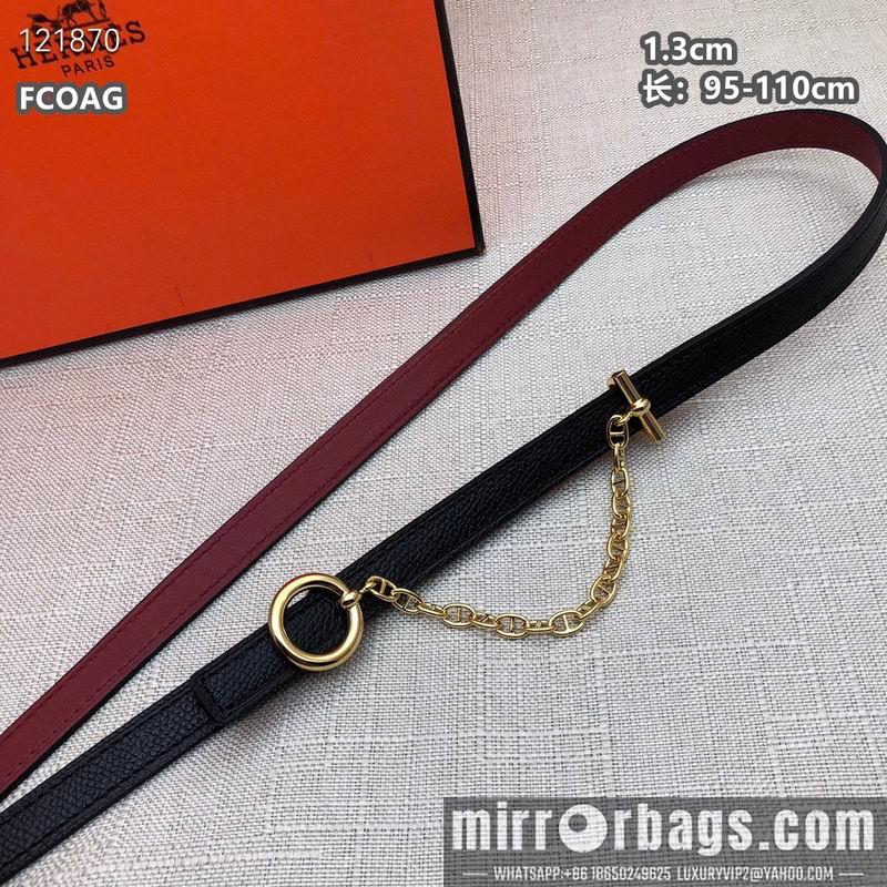 Replica Hermes belt 13mmX95-110cm 8L10