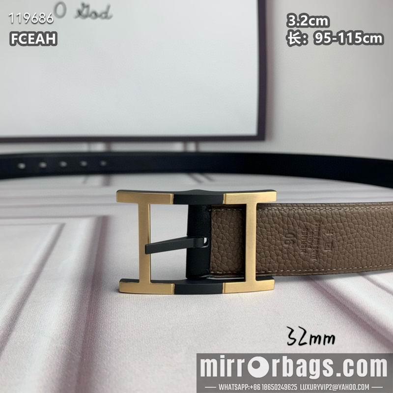 Replica Hermes belt 32mmX95-125cm 8L040803