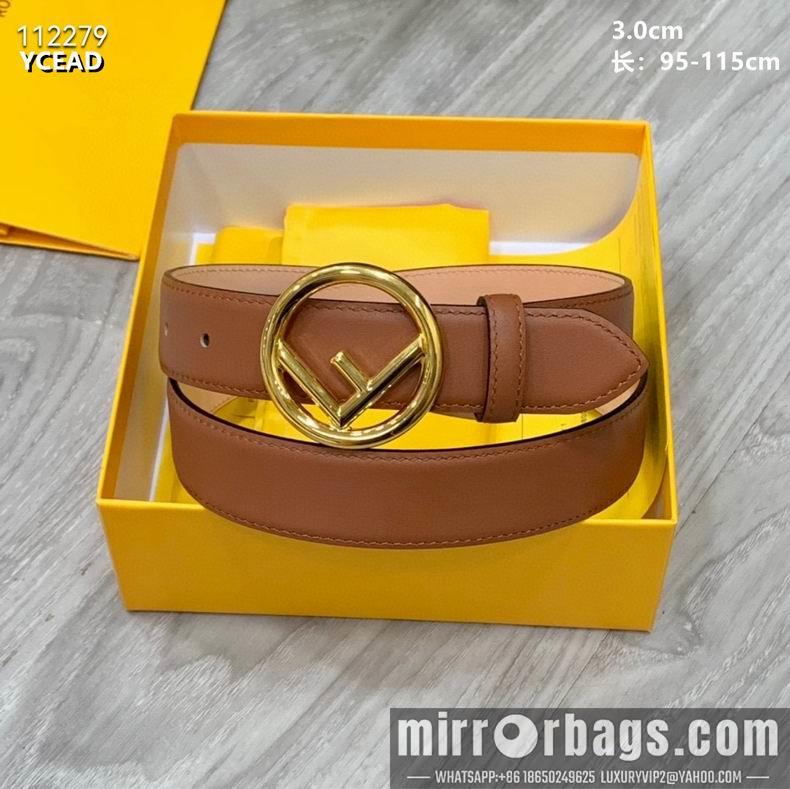 Replica Fendi Belt 30mmX95-115cm 8L07