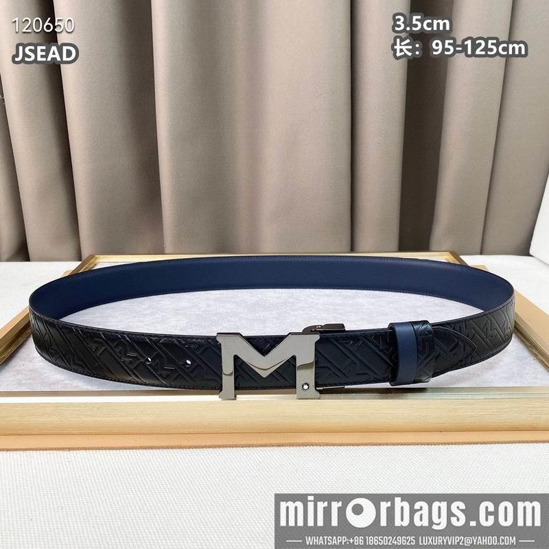 Replica Montblanc belt 35mmX95-125cm 8L072001